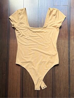 AE American Eagle Cap Sleeve Body suit  Scoop Neck small women's Y2K fall